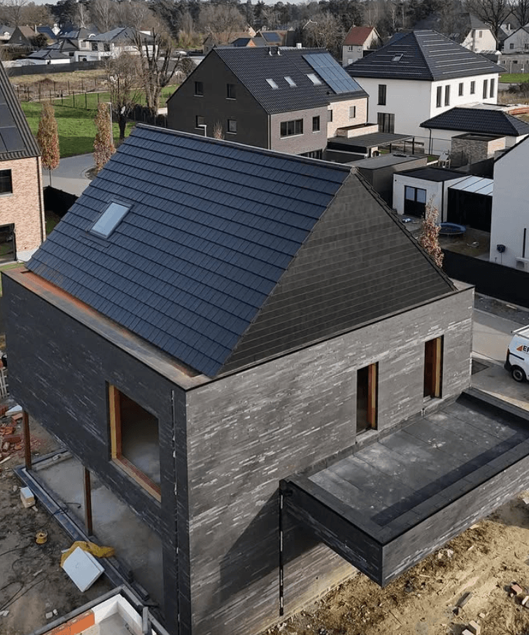 Plaatsen van hellende dak Maasmechelen, Limburg